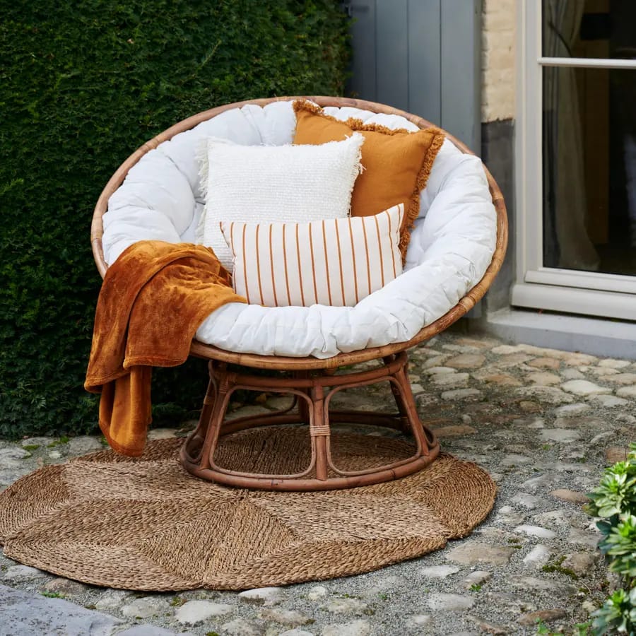 fauteuille en rotin casa