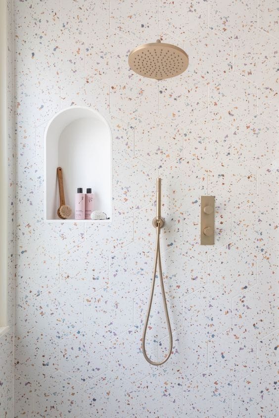 Terrazzo douche salle de bain