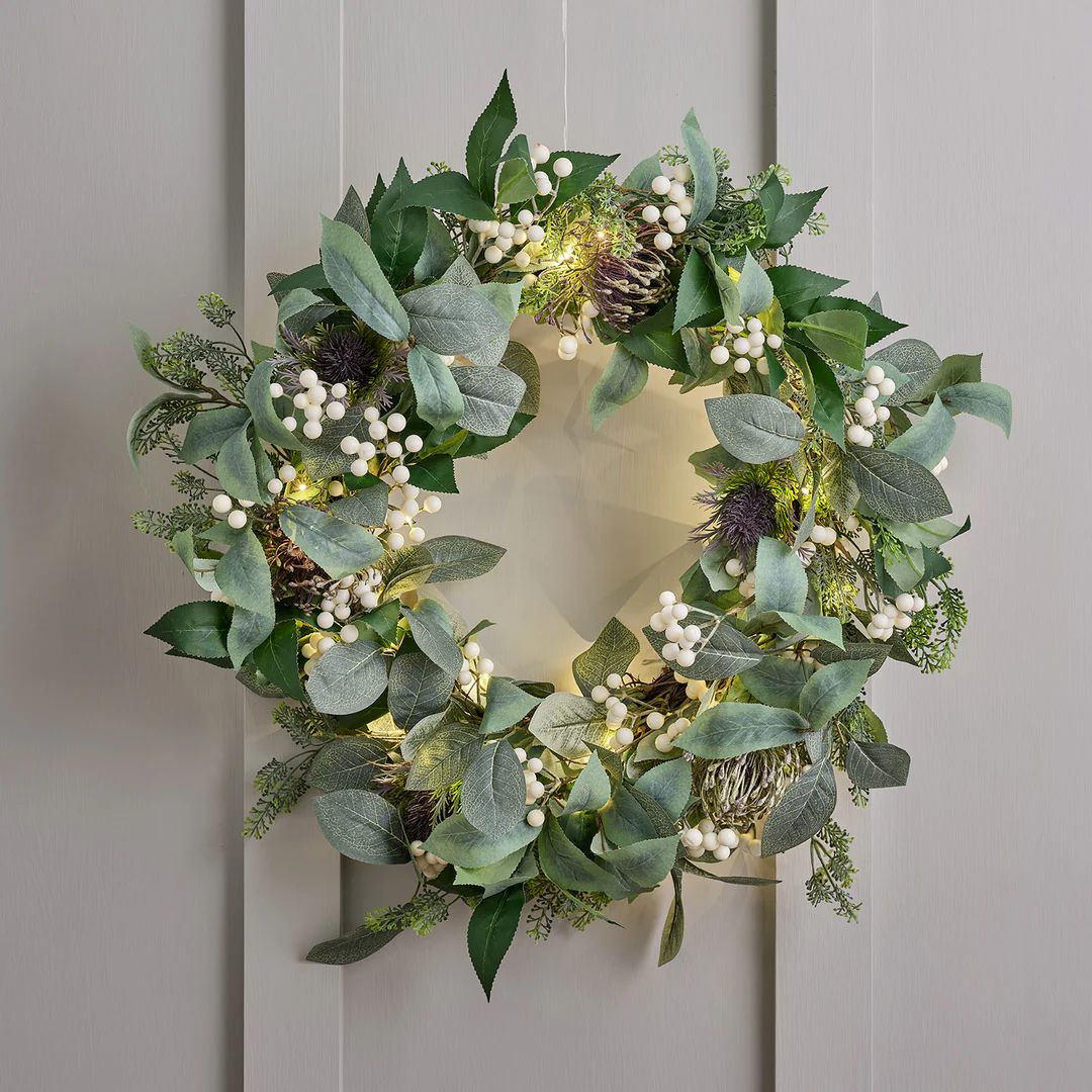 couronne de noel feuilles