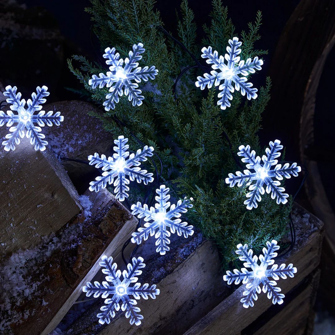decoration exterieure pour noel guirlandes etoiles