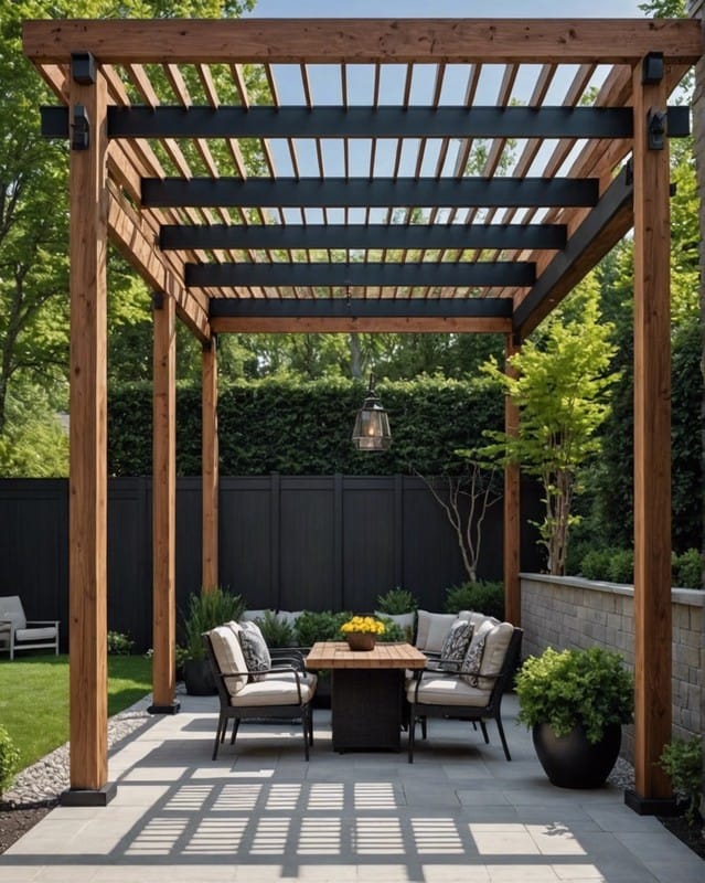 pergola bois