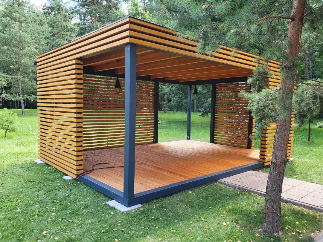 idee pergola bois