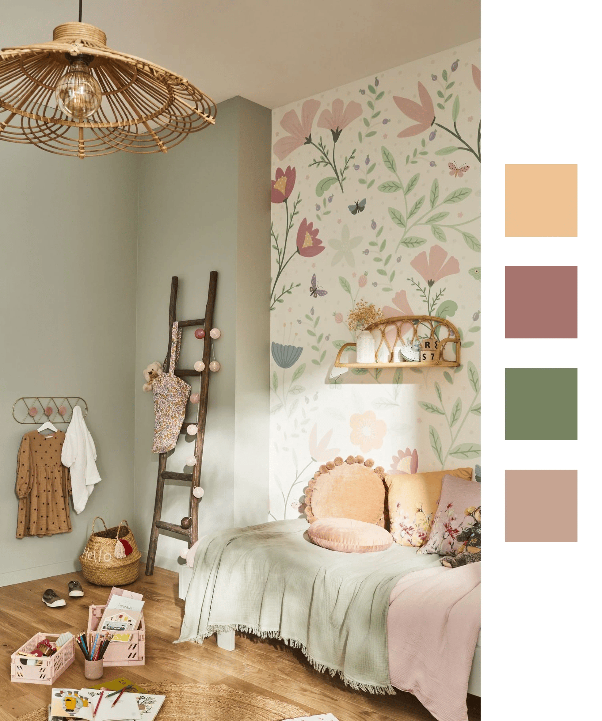 decorer chambre fille couleurs