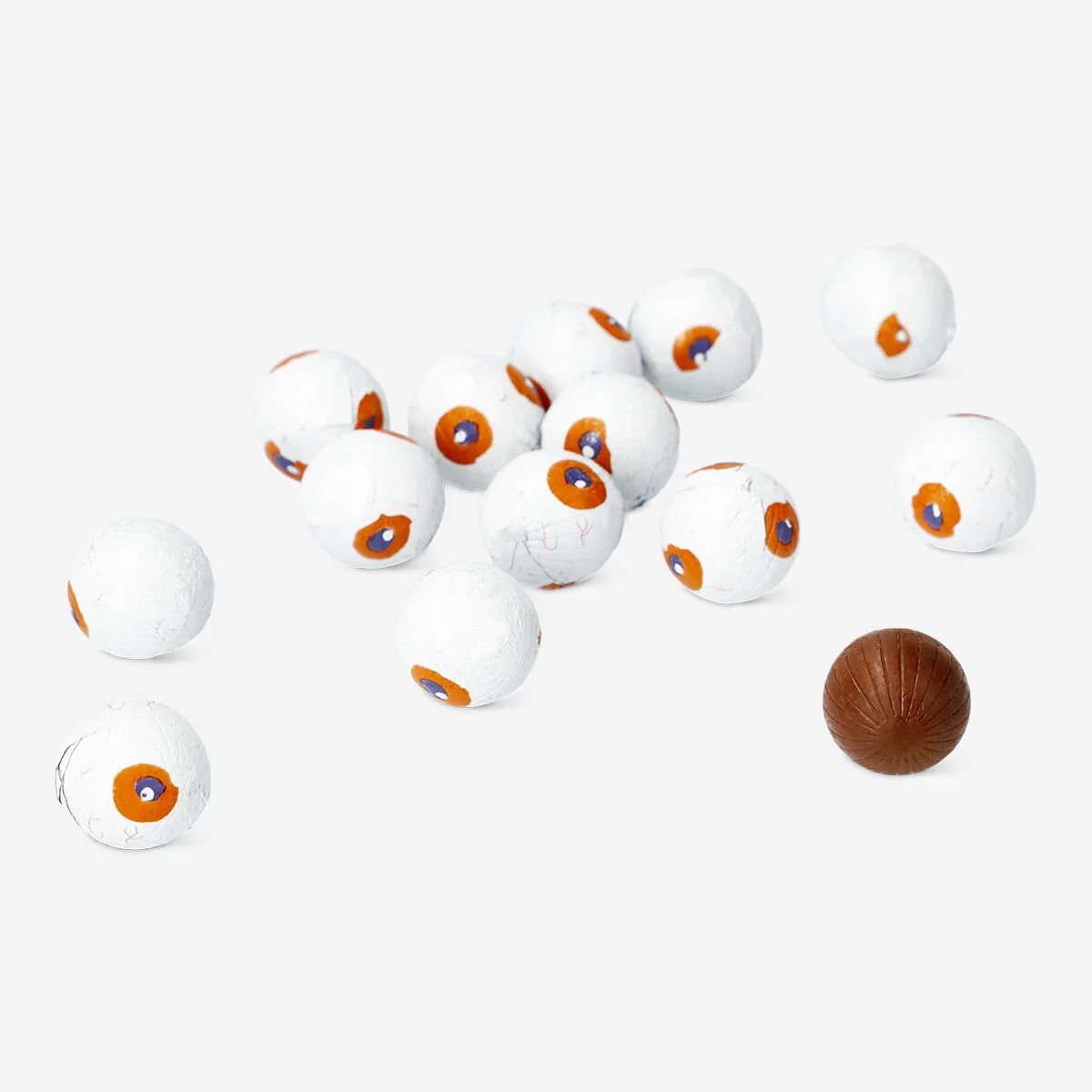 yeux d'halloween chocolat
