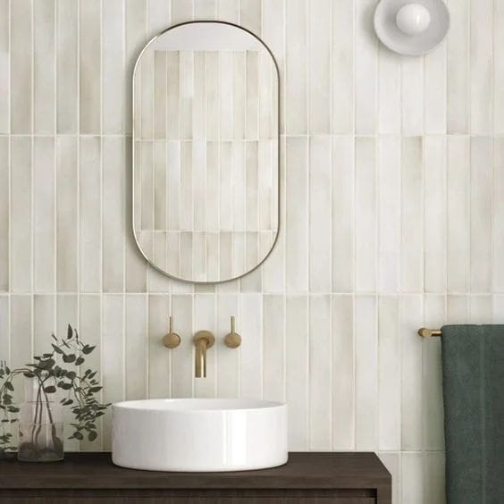 salle de bain carrelage zellige