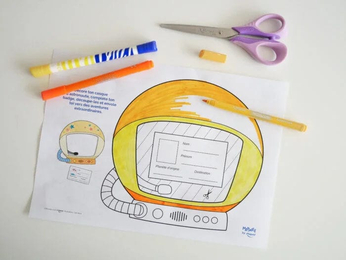 diy caque astronaute