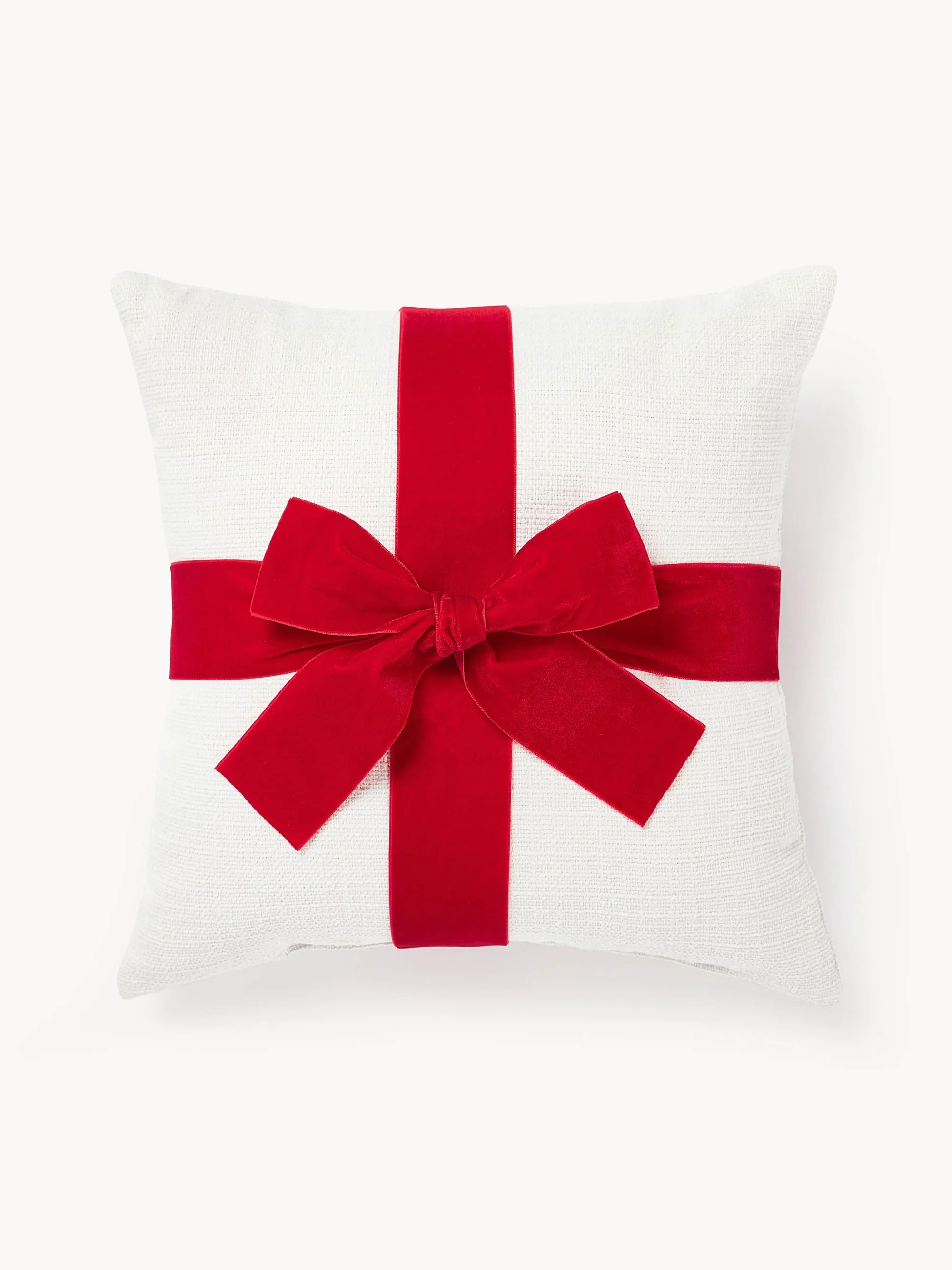 idees déco noel coussin noeud