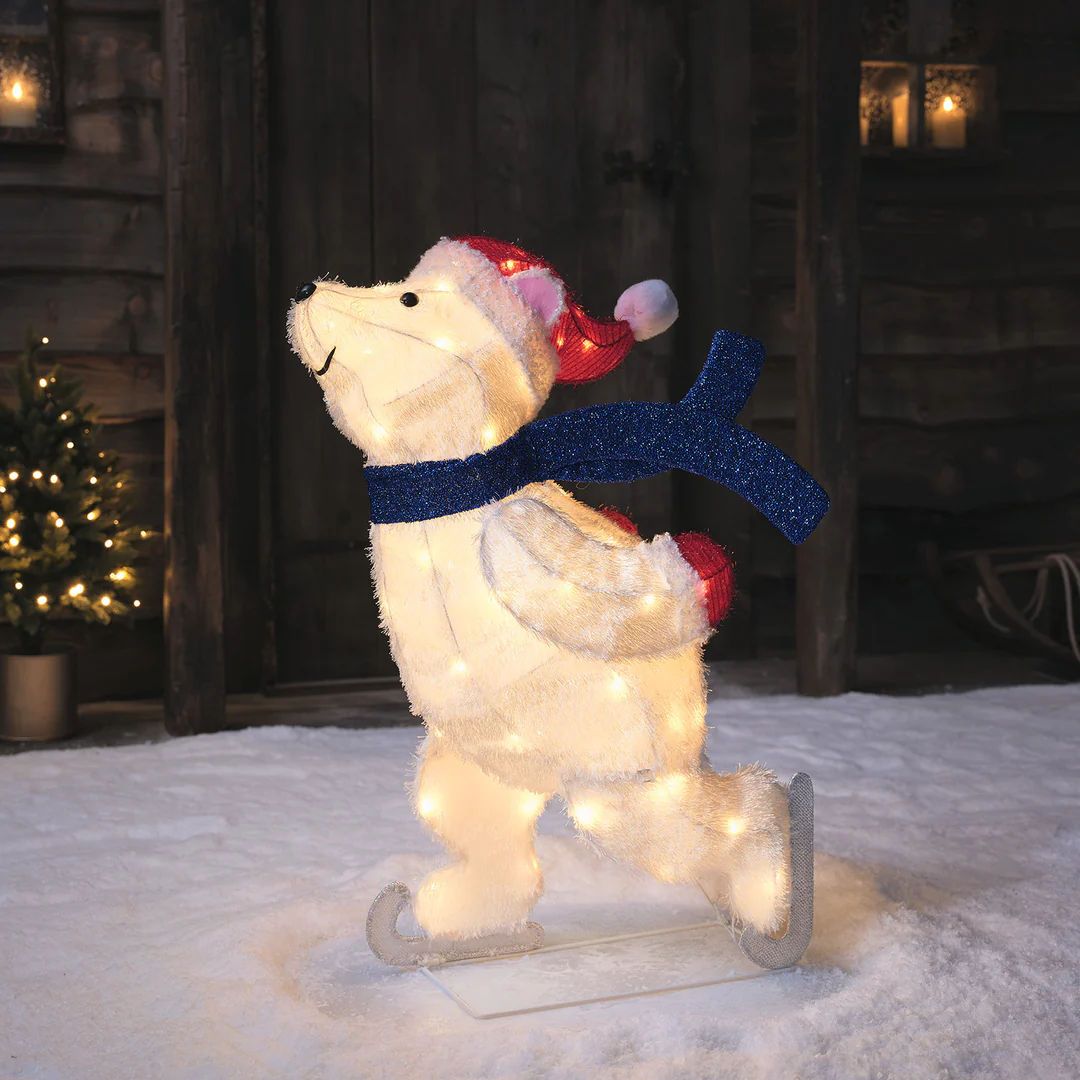 ours lumineux decoration exterieur noel