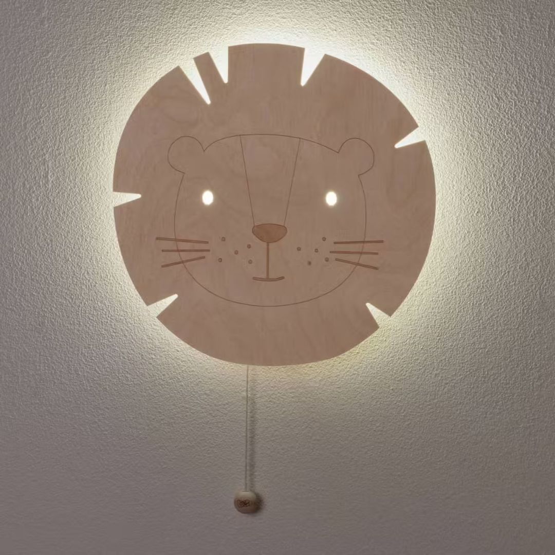 Veilleuse murale bébé design décorative dans chambre d’enfant