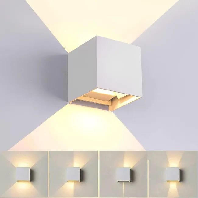 appliques exterieures blanches