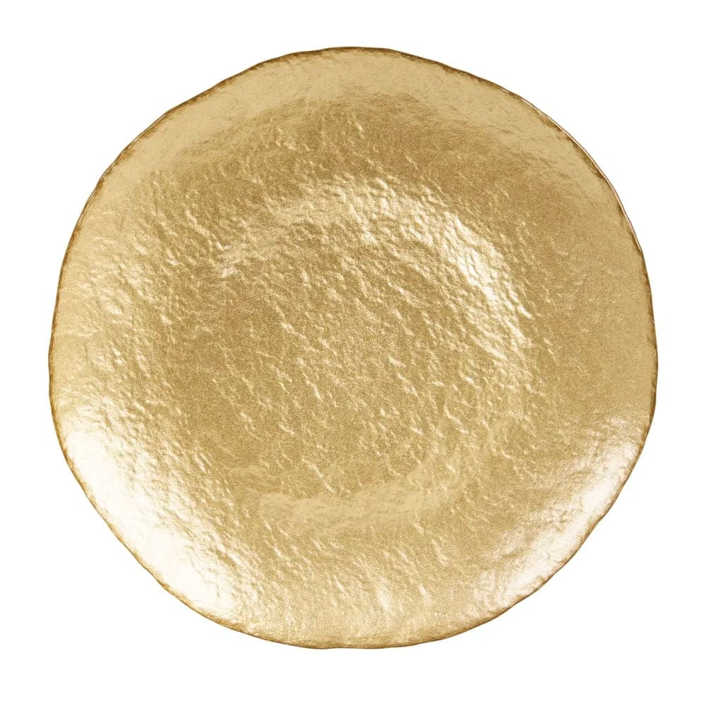 assiette doré vaisselles noel