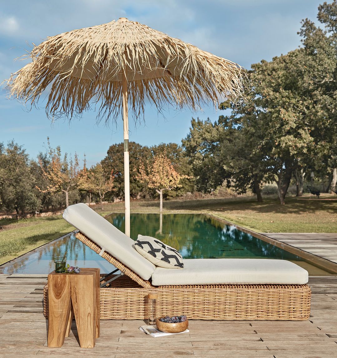 bain de soleil imitation rotin