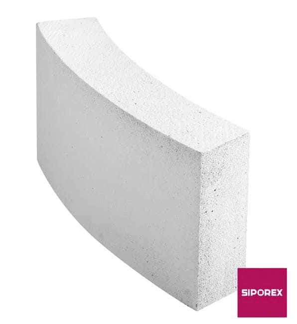 beton cellulaire courbe