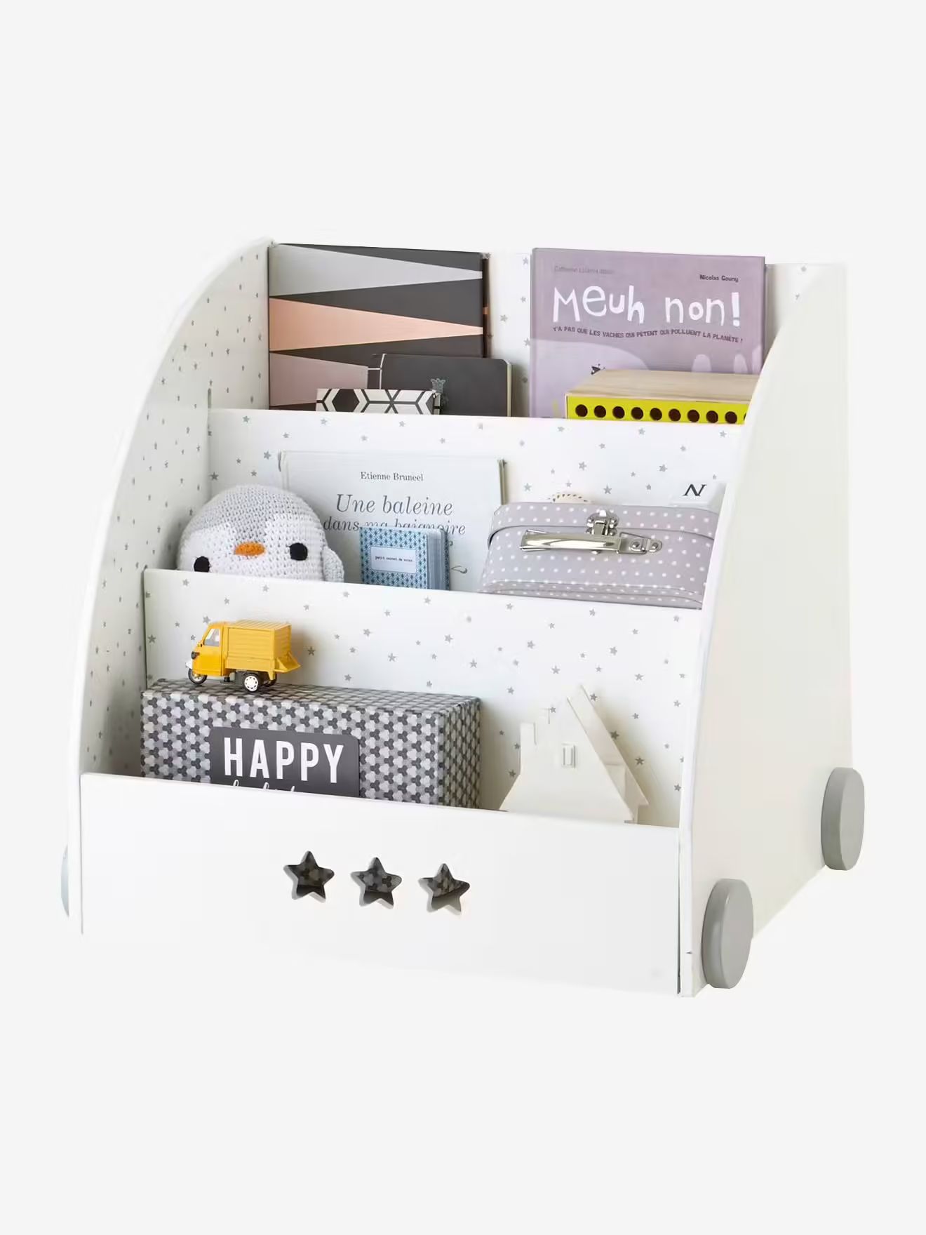 bibliotheque roulettes pour enfant
