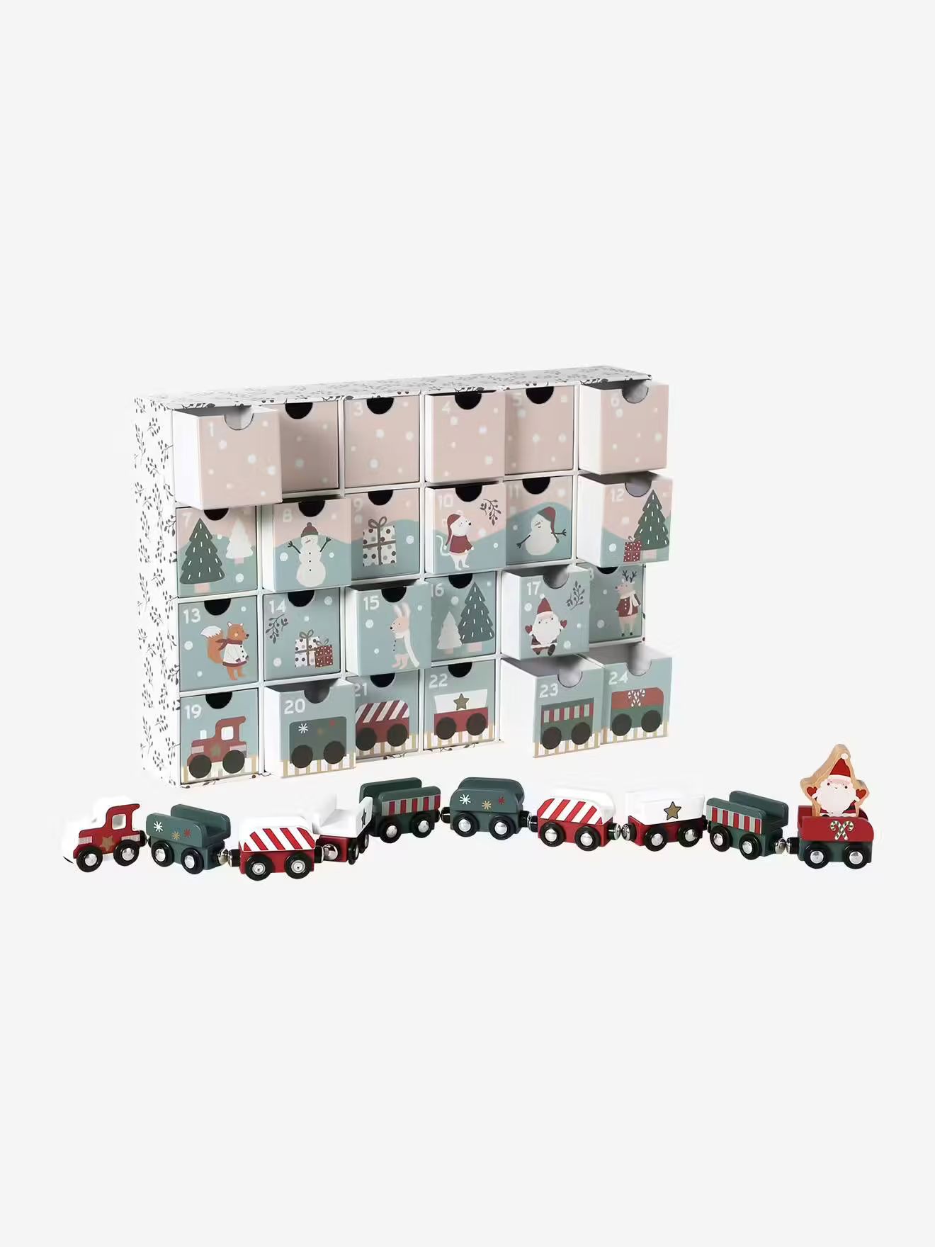 calendrier de l'avent jouets en bois