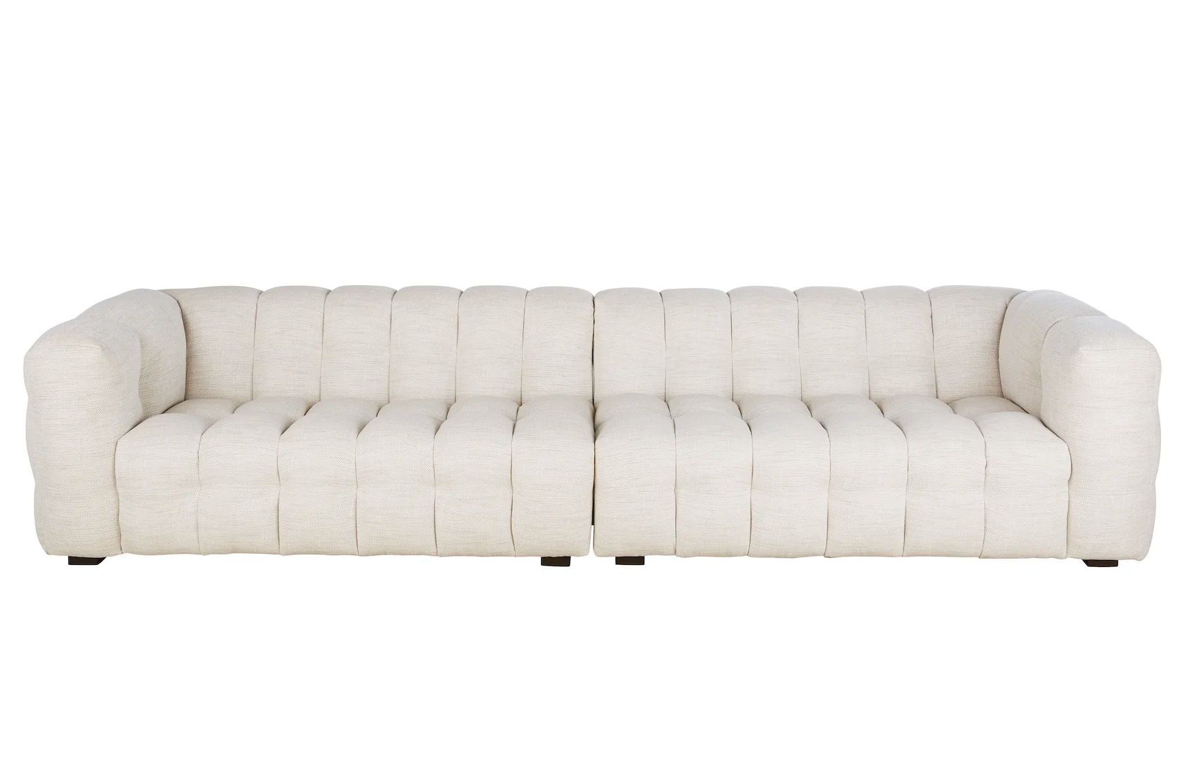 Canapé nuage modulable 6/7 places beige sable