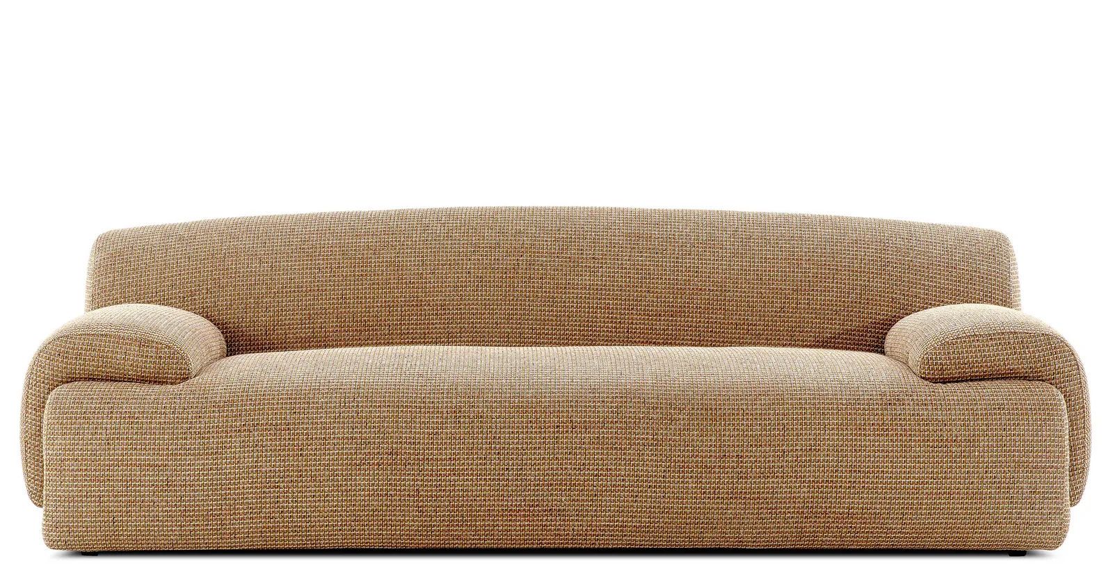 canapé design en tweed