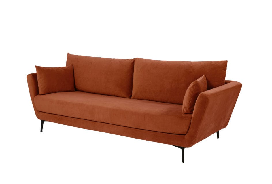 canapé 3 places velours