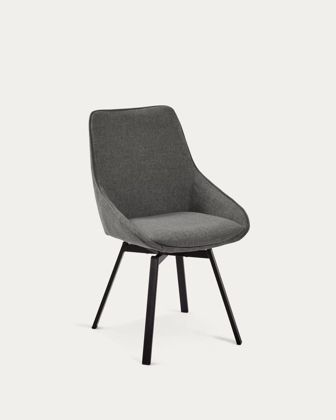 chaise pivotante grise