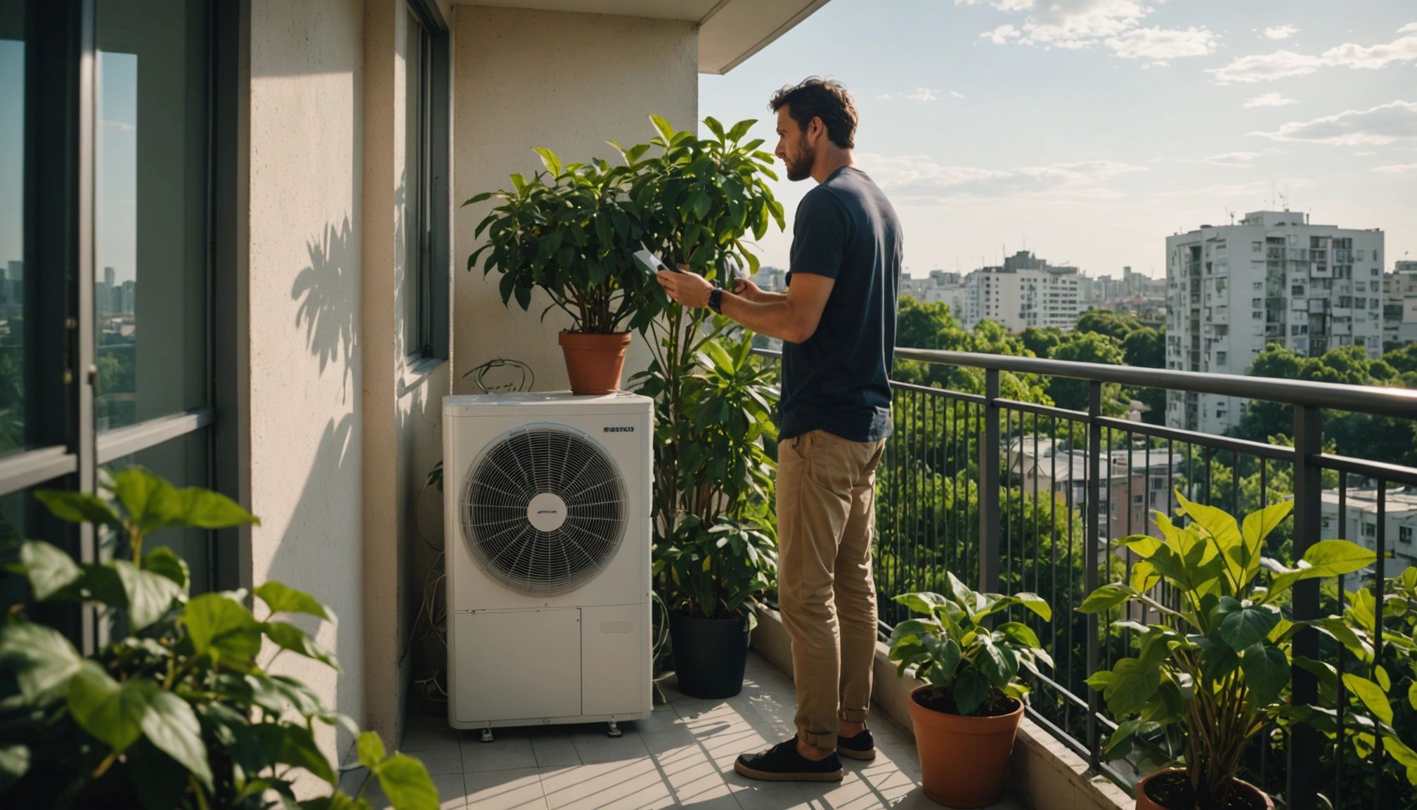 cacher sa climatisation