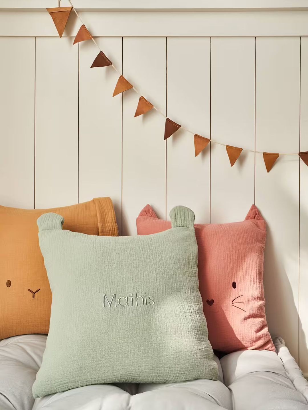 coussin animal personnalisable