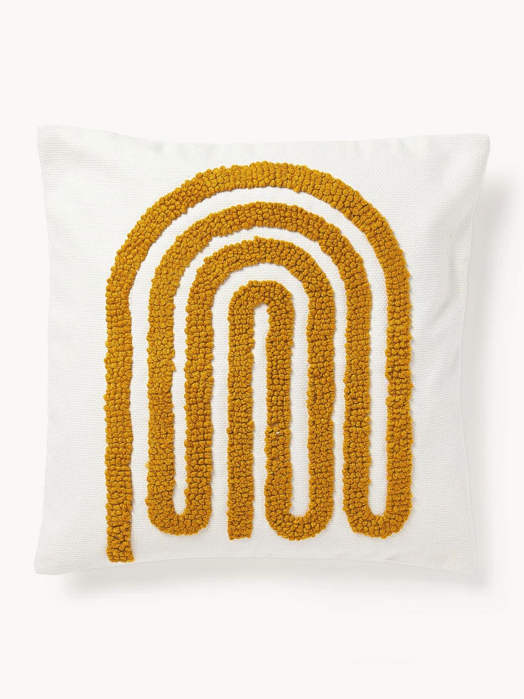 coussin moutarde