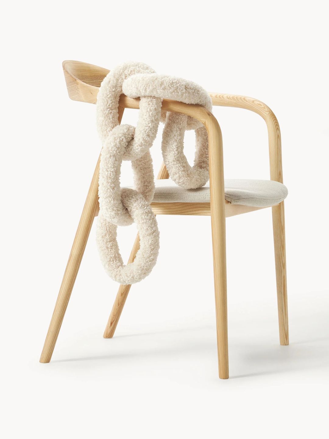 Objet décoratif tige et cercle aérien en métal pour décoration moderne