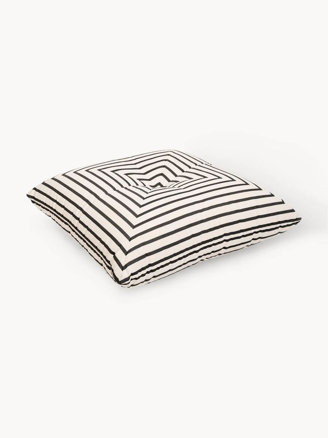 coussin de sol rayé