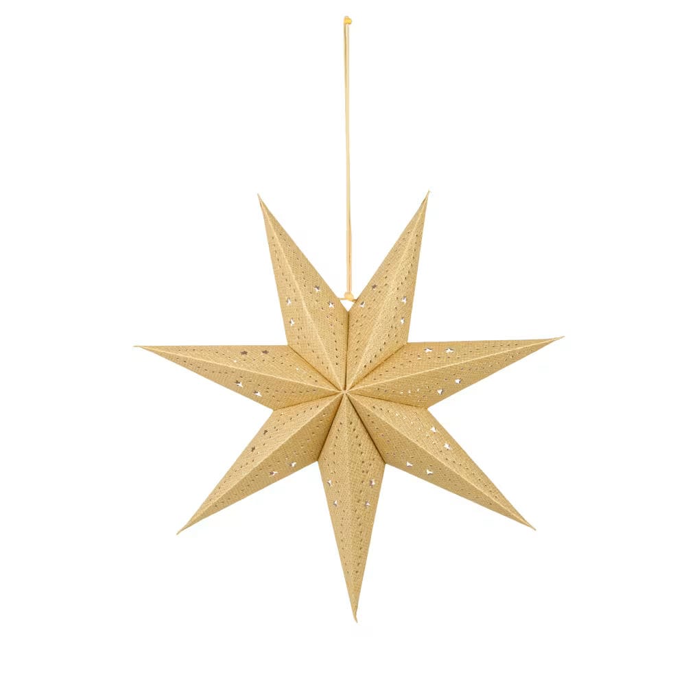 étoile doré pour sapin de 45 cm