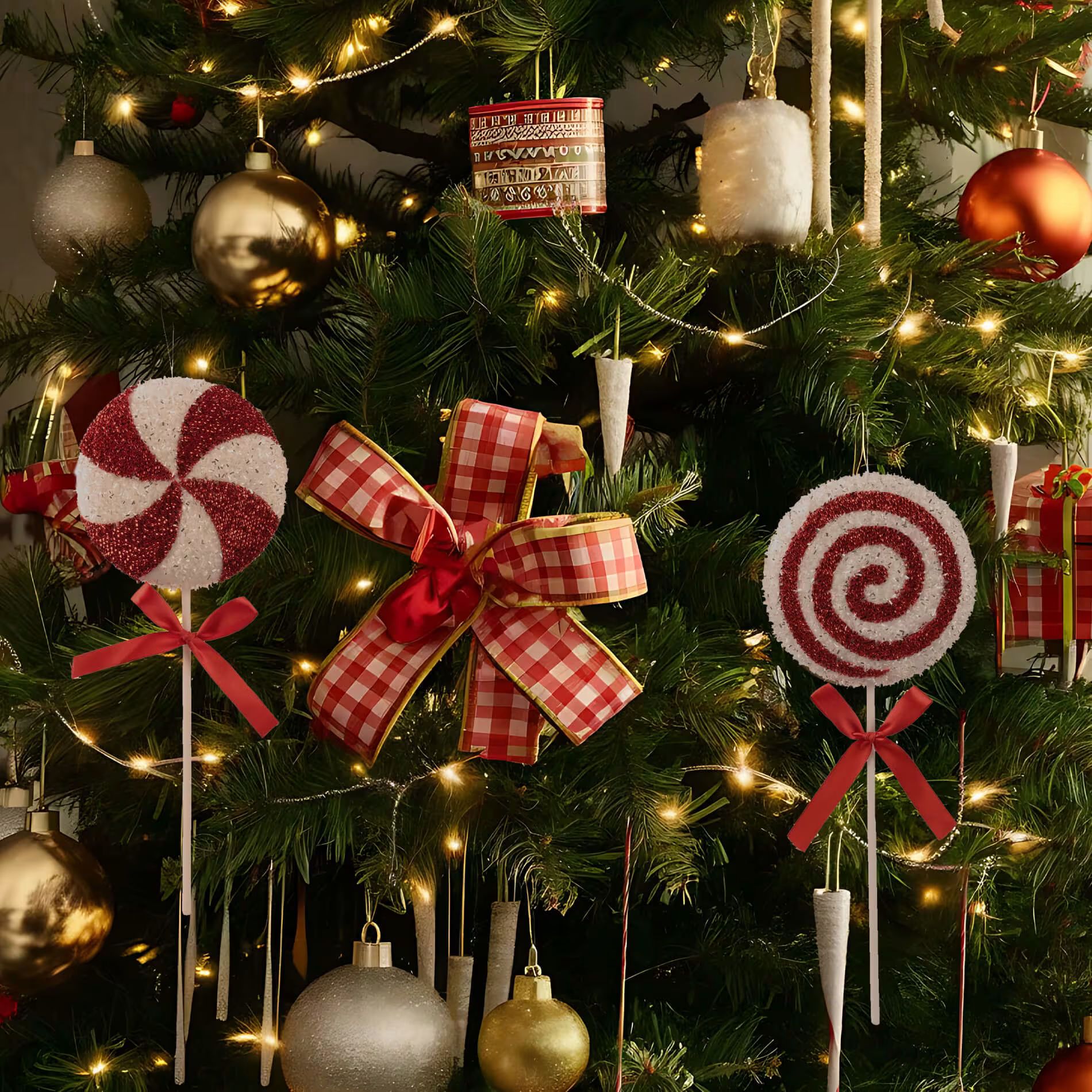 idees déco noel sucettes