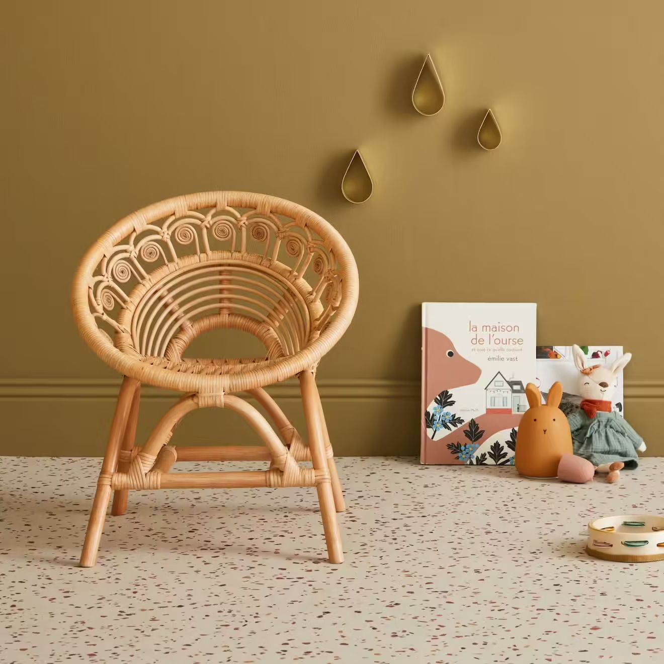fauteuils en rotin pour enfant