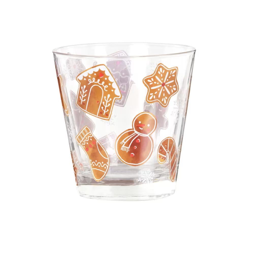 verres motif biscuits