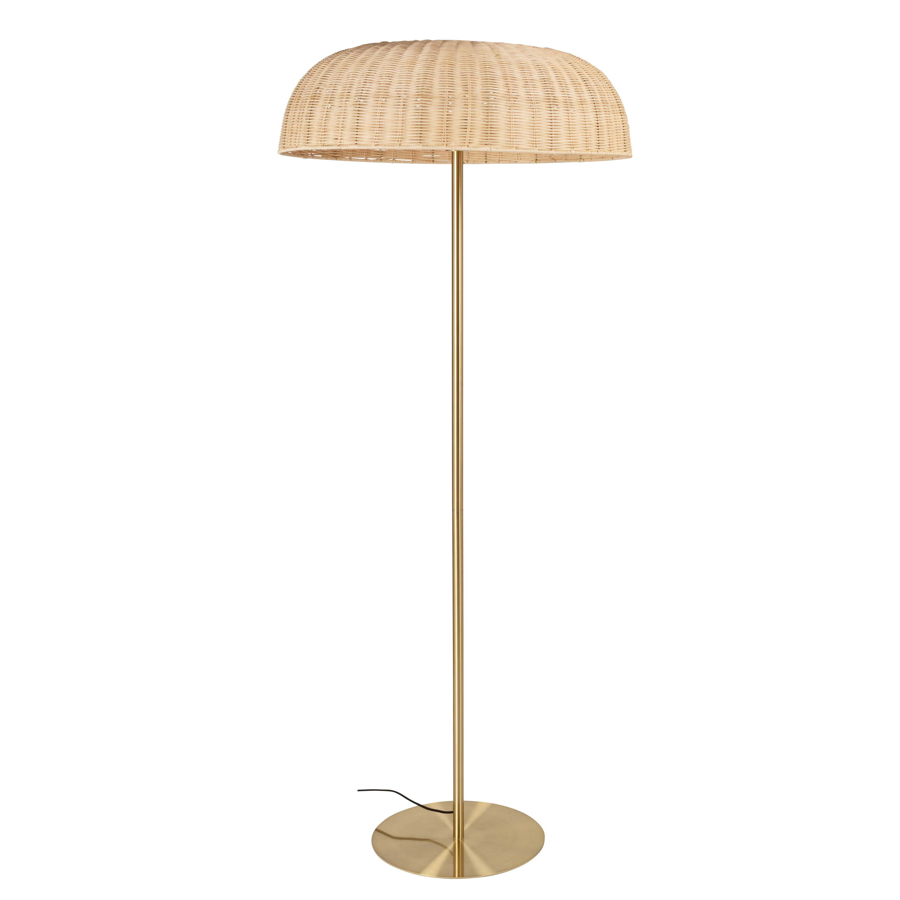 Lampadaire en rotin tressé H150