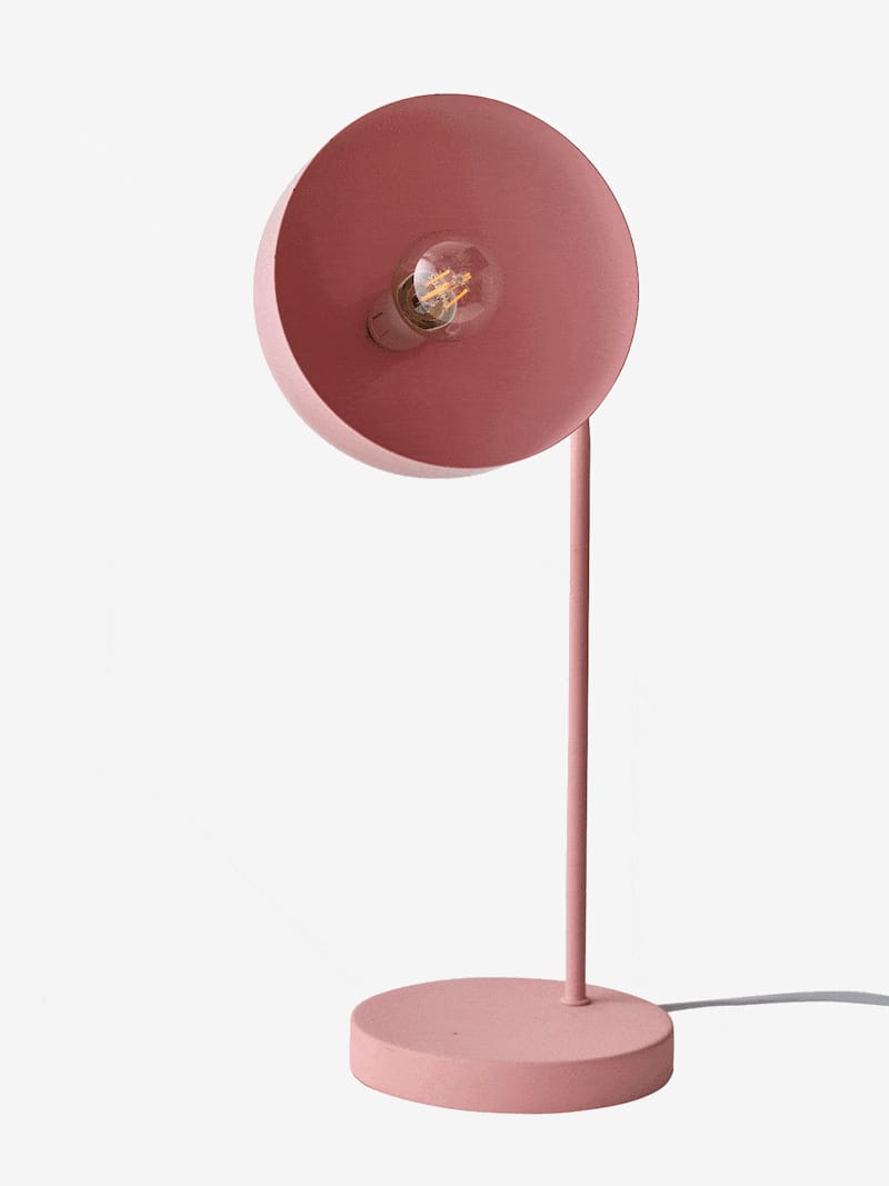 Lampe à poser en métal