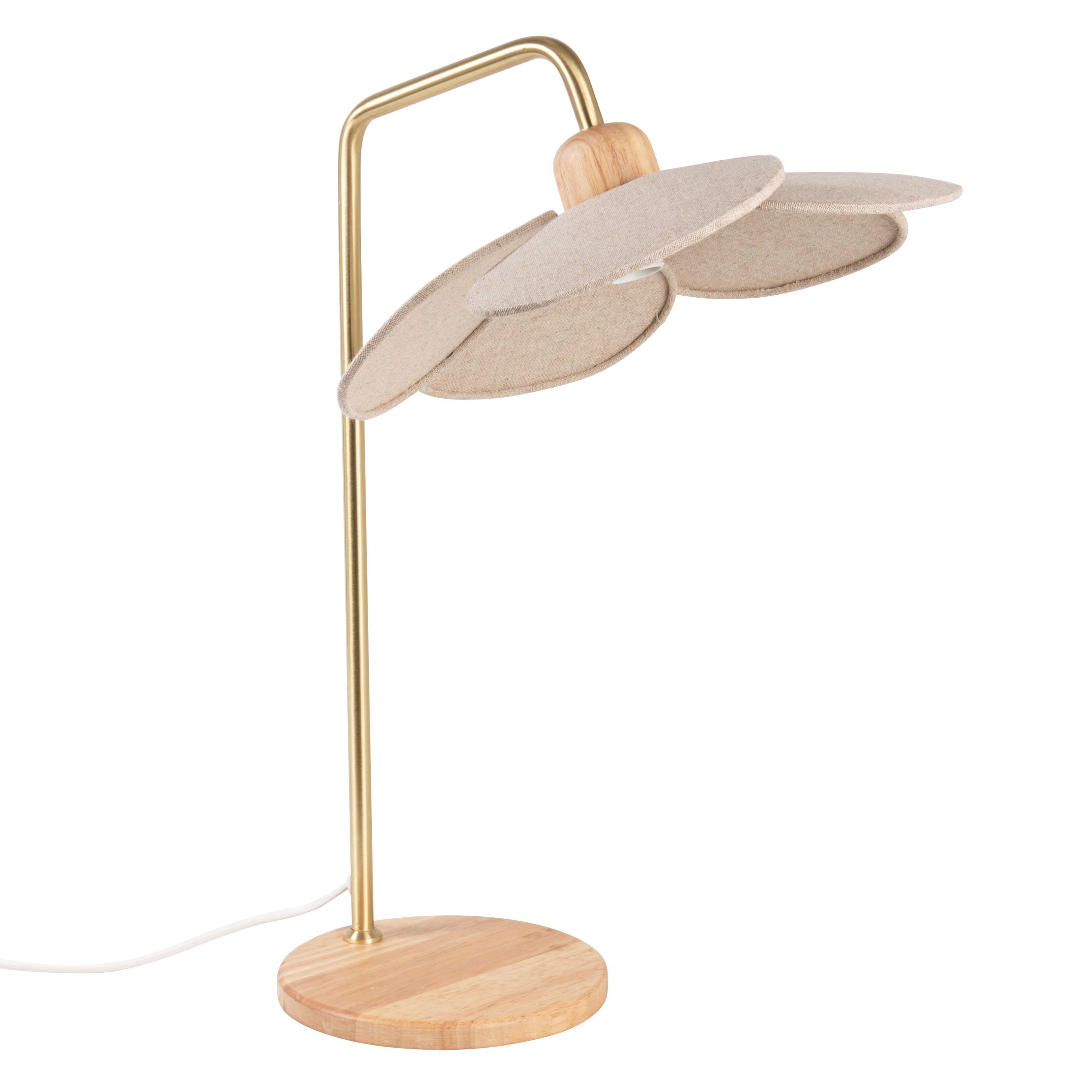 Lampe à poser fleur pour fillette