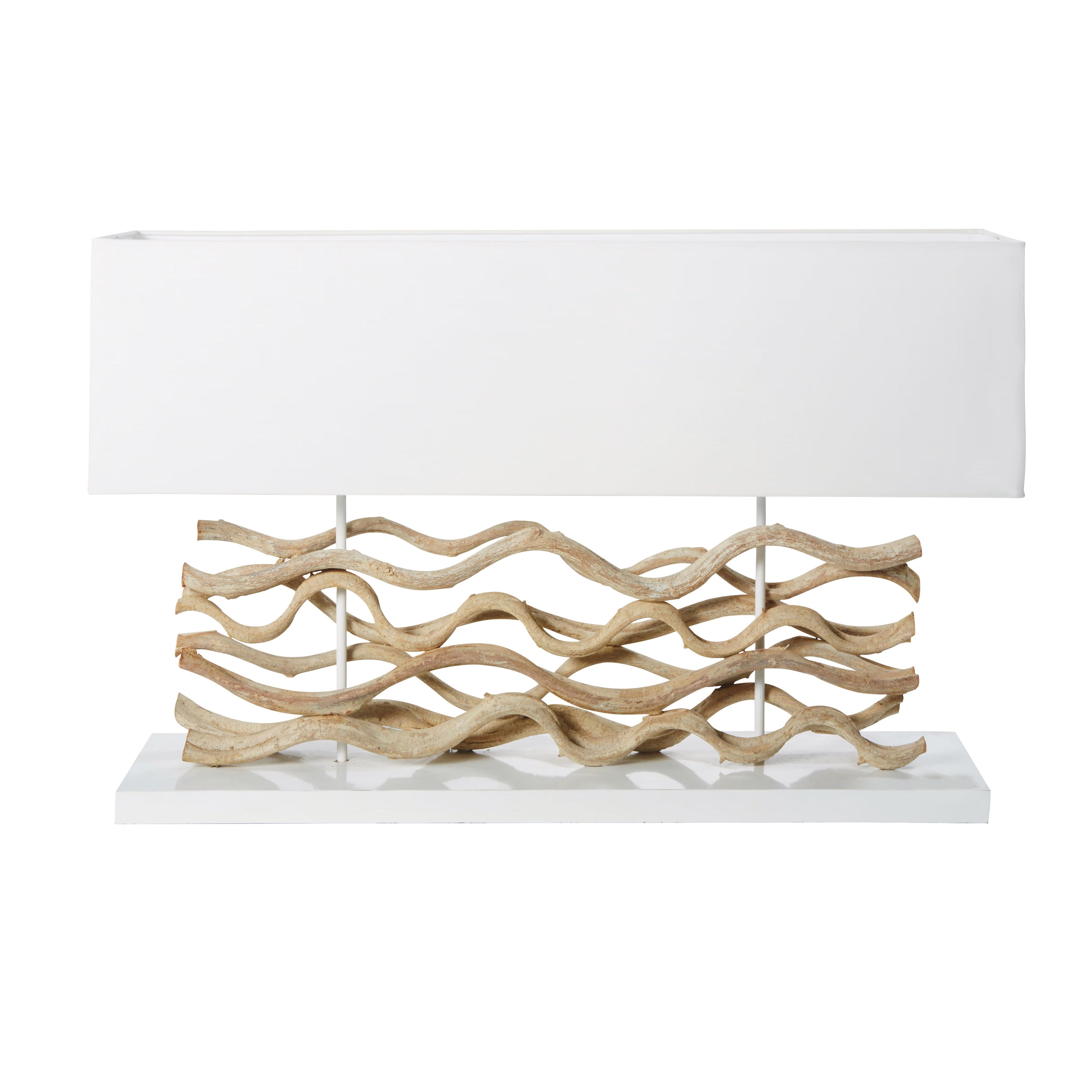 lampe bois flotte