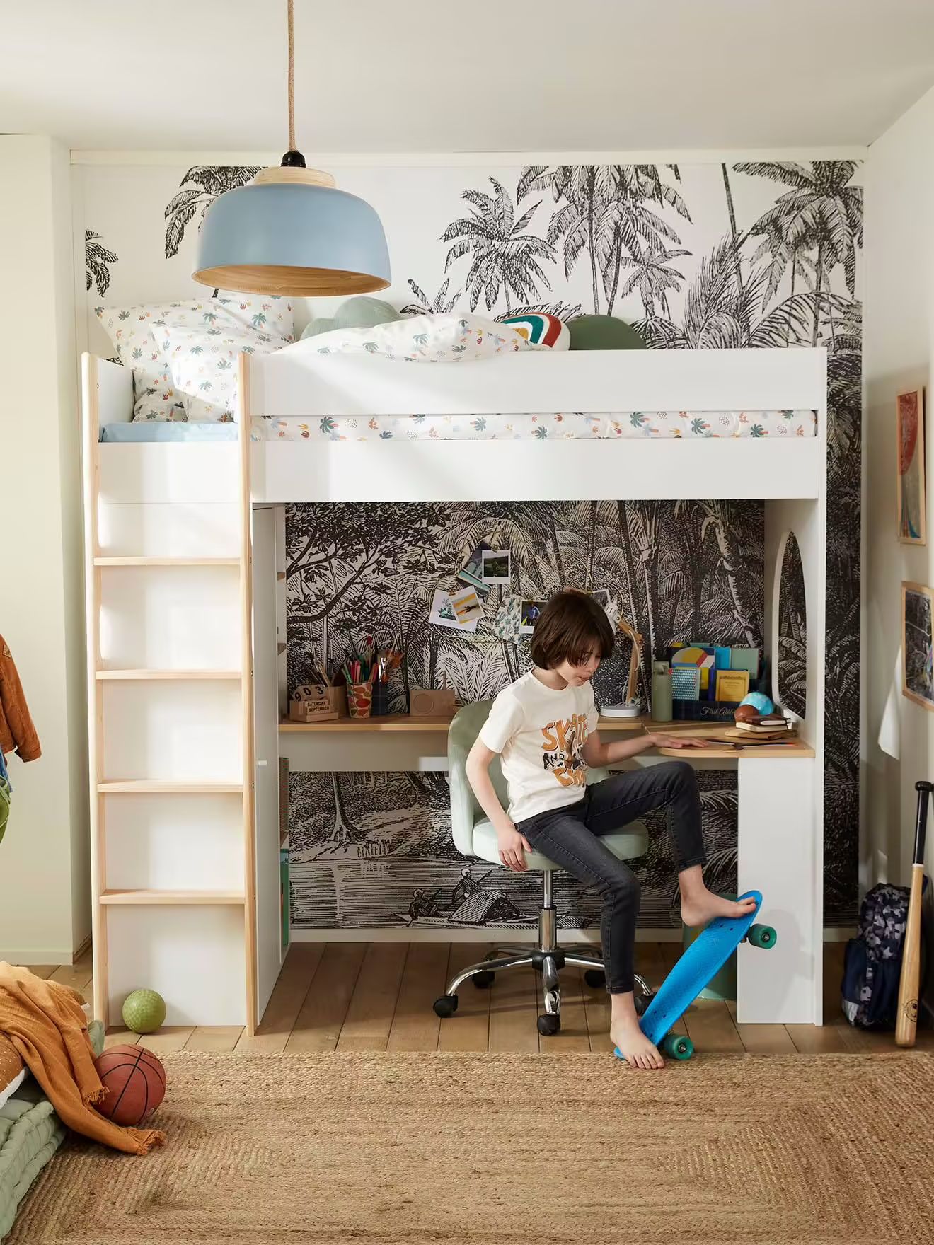 bureau vertbaudet rose