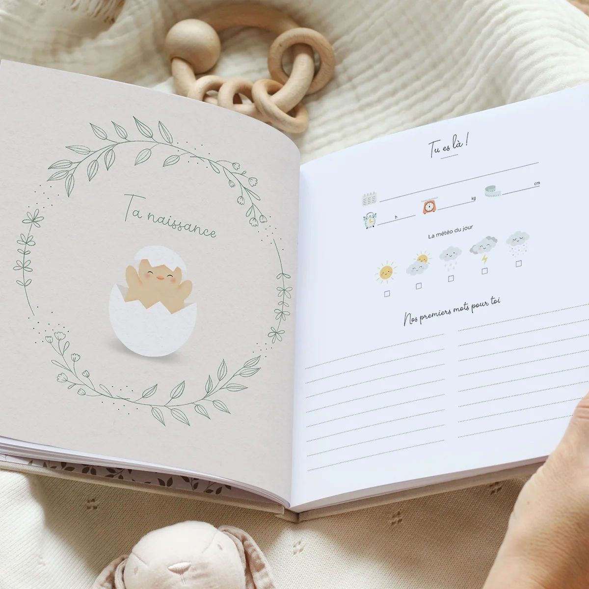 livre souvenirs bébé