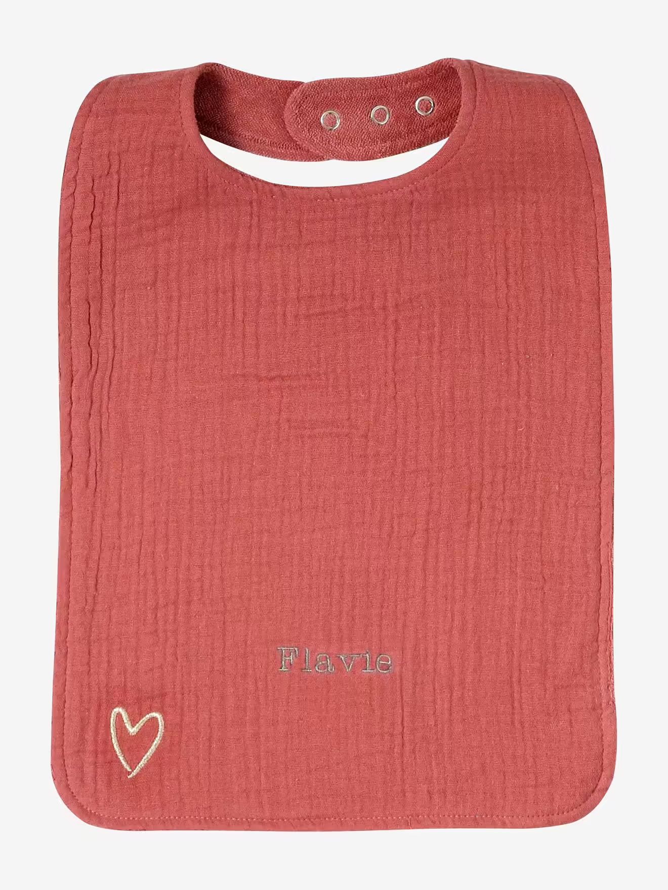 bavoirs personnalisables en gaze de coton