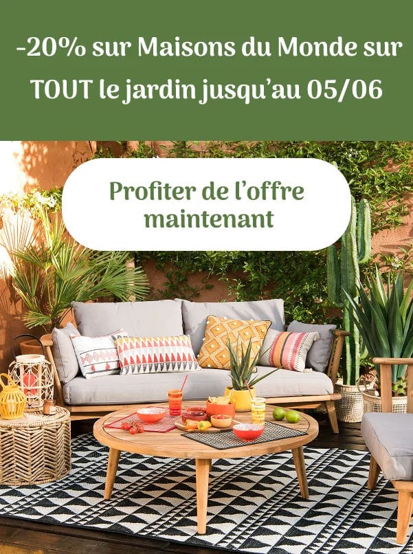 bon plan maisons du monde