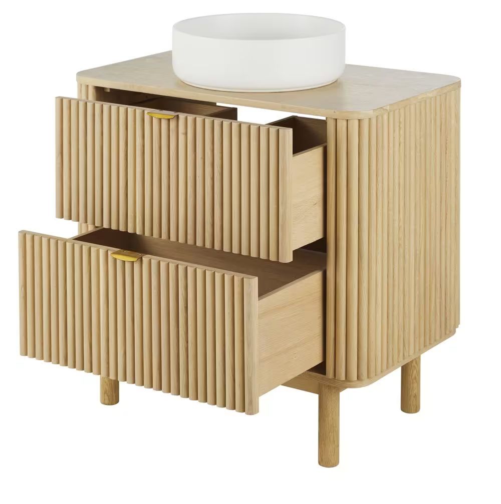 Meuble vasque de salle de bains 2 tiroirs