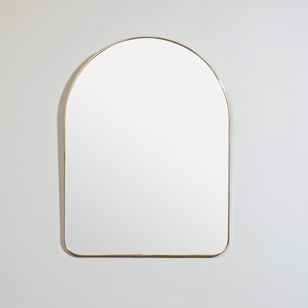 miroir arche doré