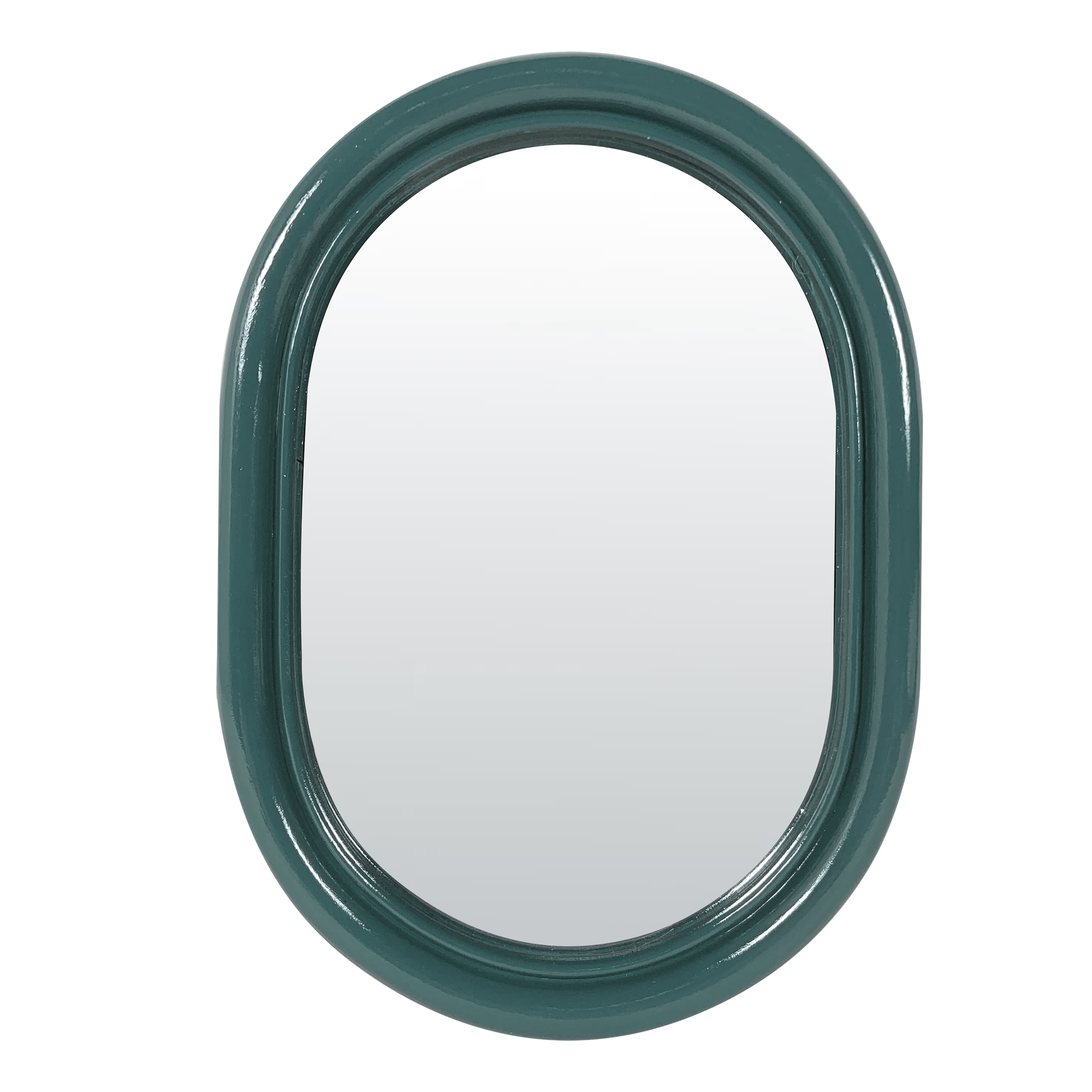 petit miroir bleu canard