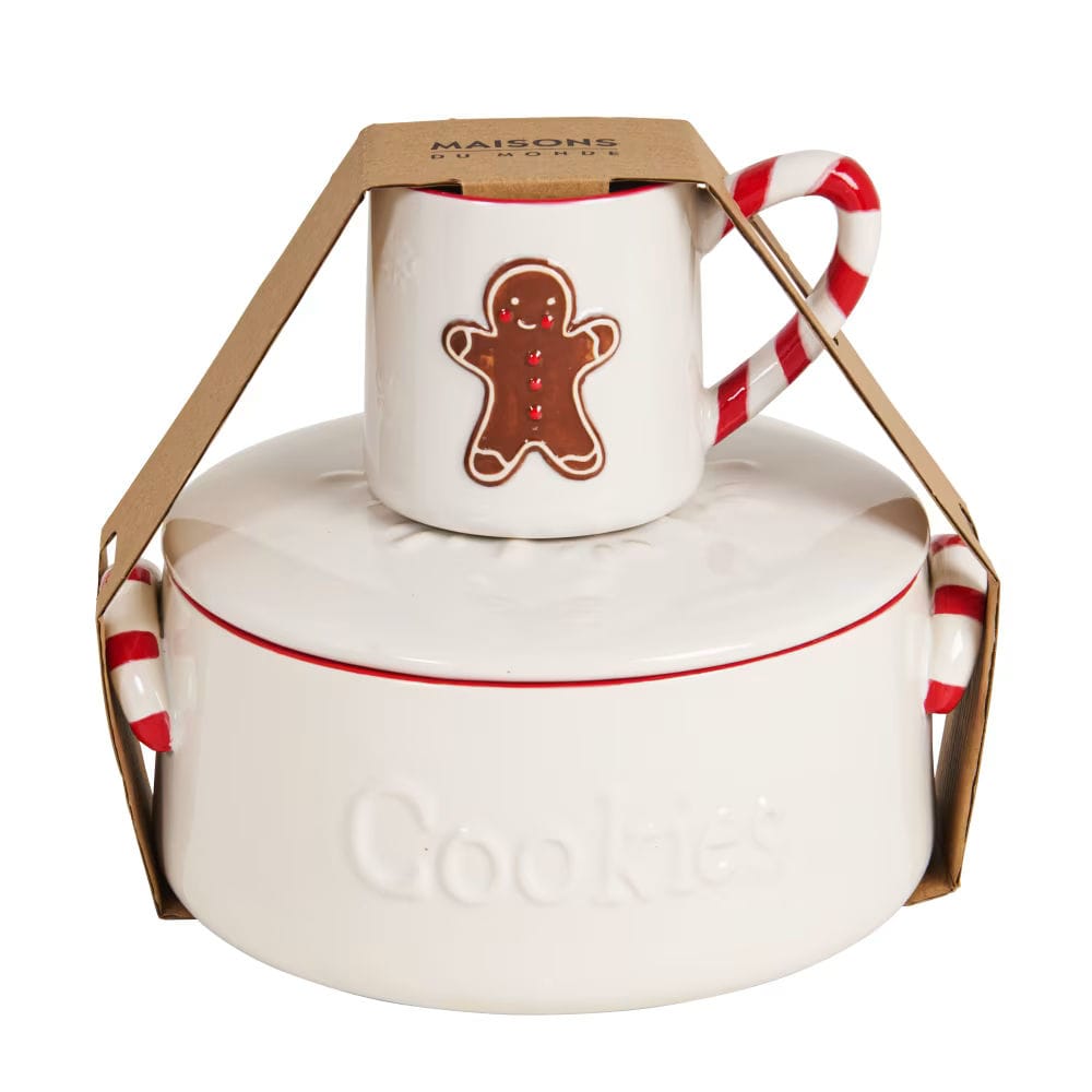 mug et boîte à biscuits