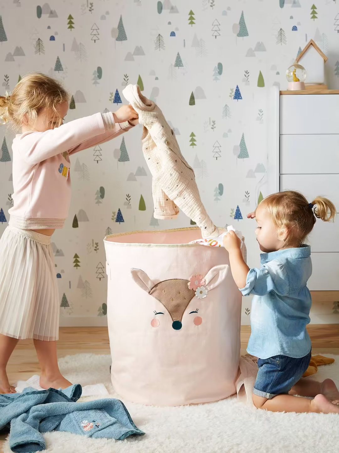 panier de rangement pour fille