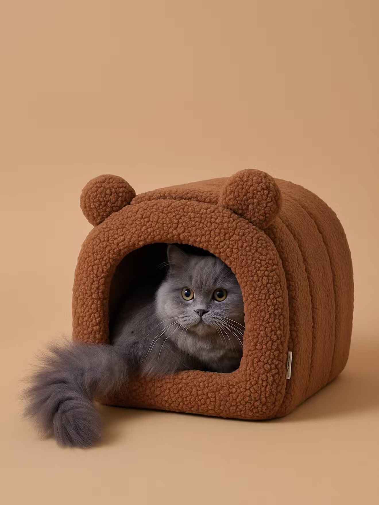 couchage pour chaton en sherpa