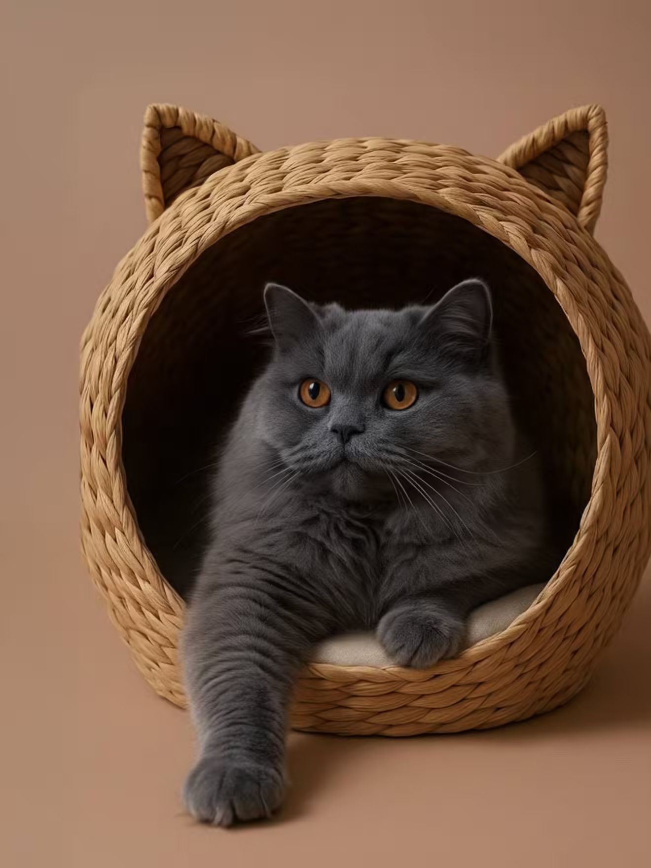 panier pour chat mignon