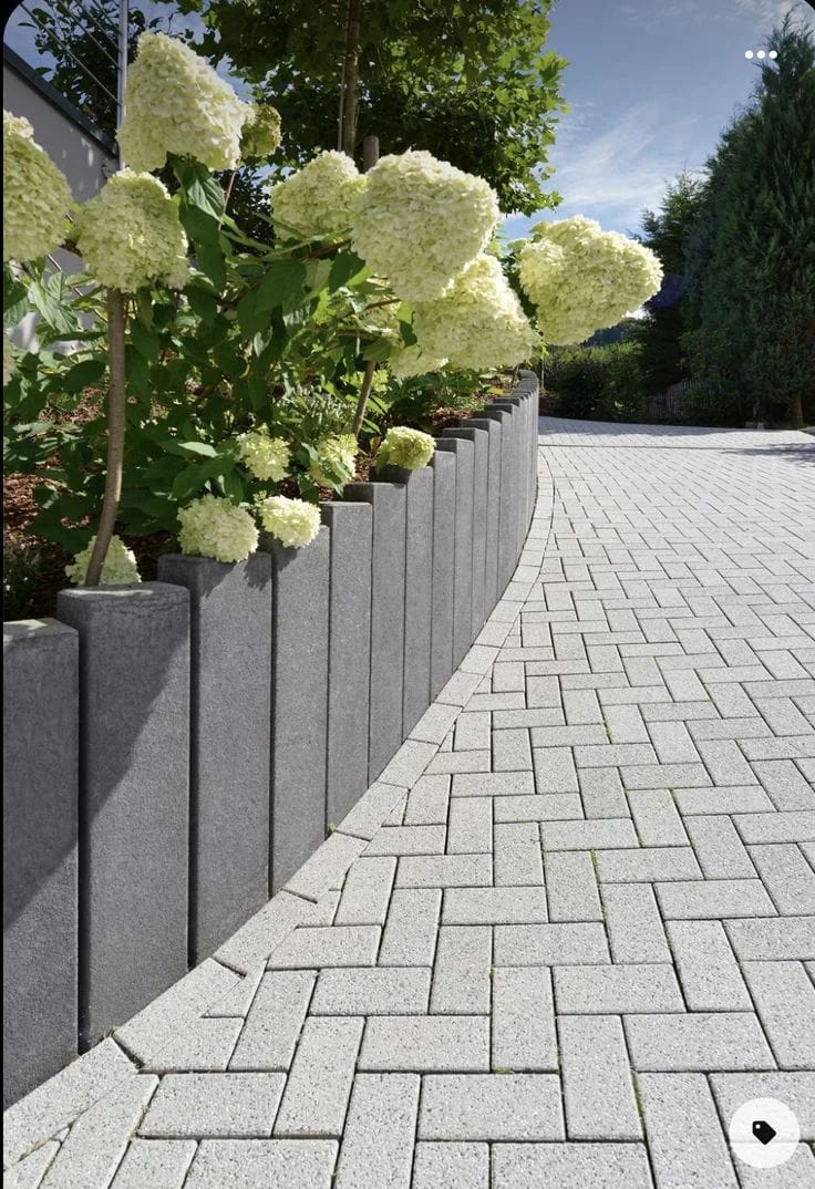pavé carrossable cour
