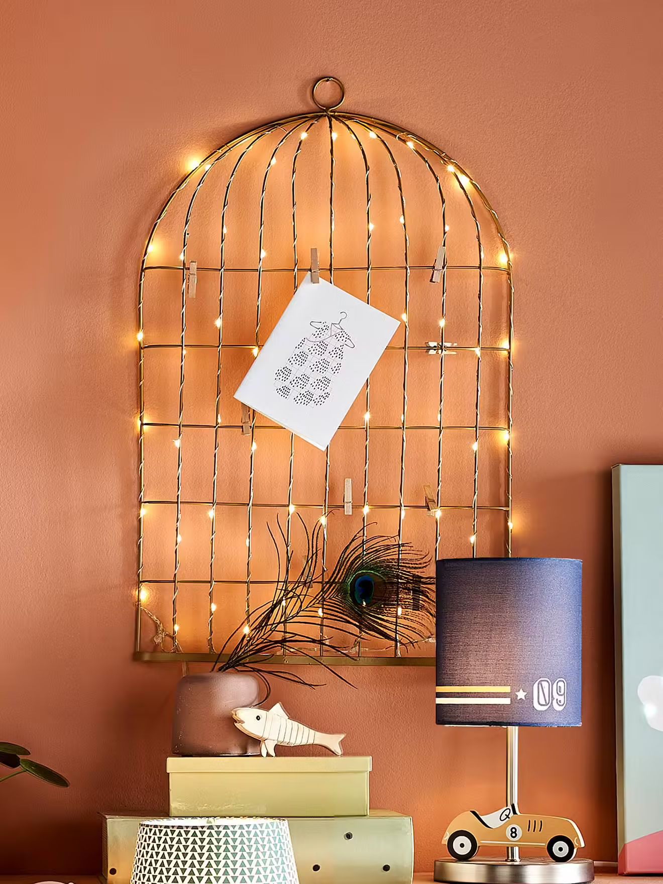 pele mele lumineux pour chambre fille