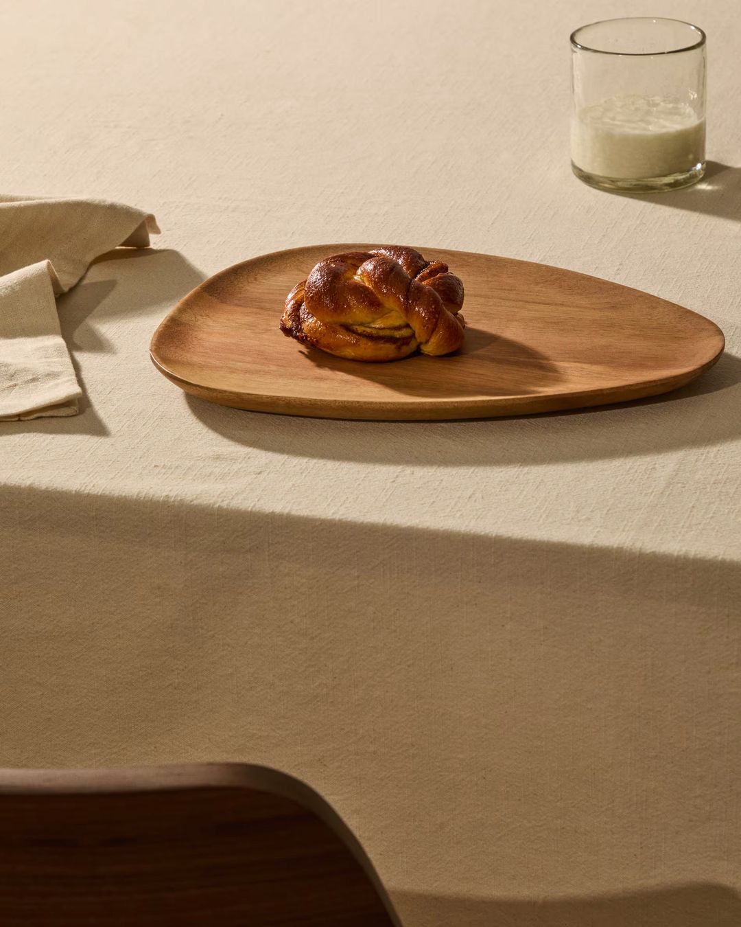plateaux de services en acacia